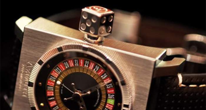 montre casino roulette dé