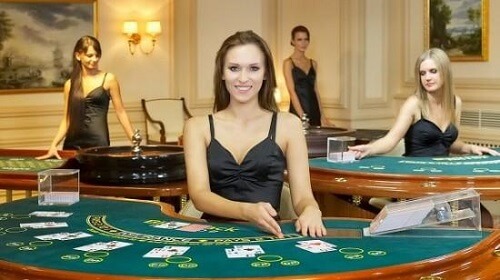 croupier femme